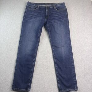 Amazon Essentials Men's Skinny Jeans 38x32 Med Blue EUC